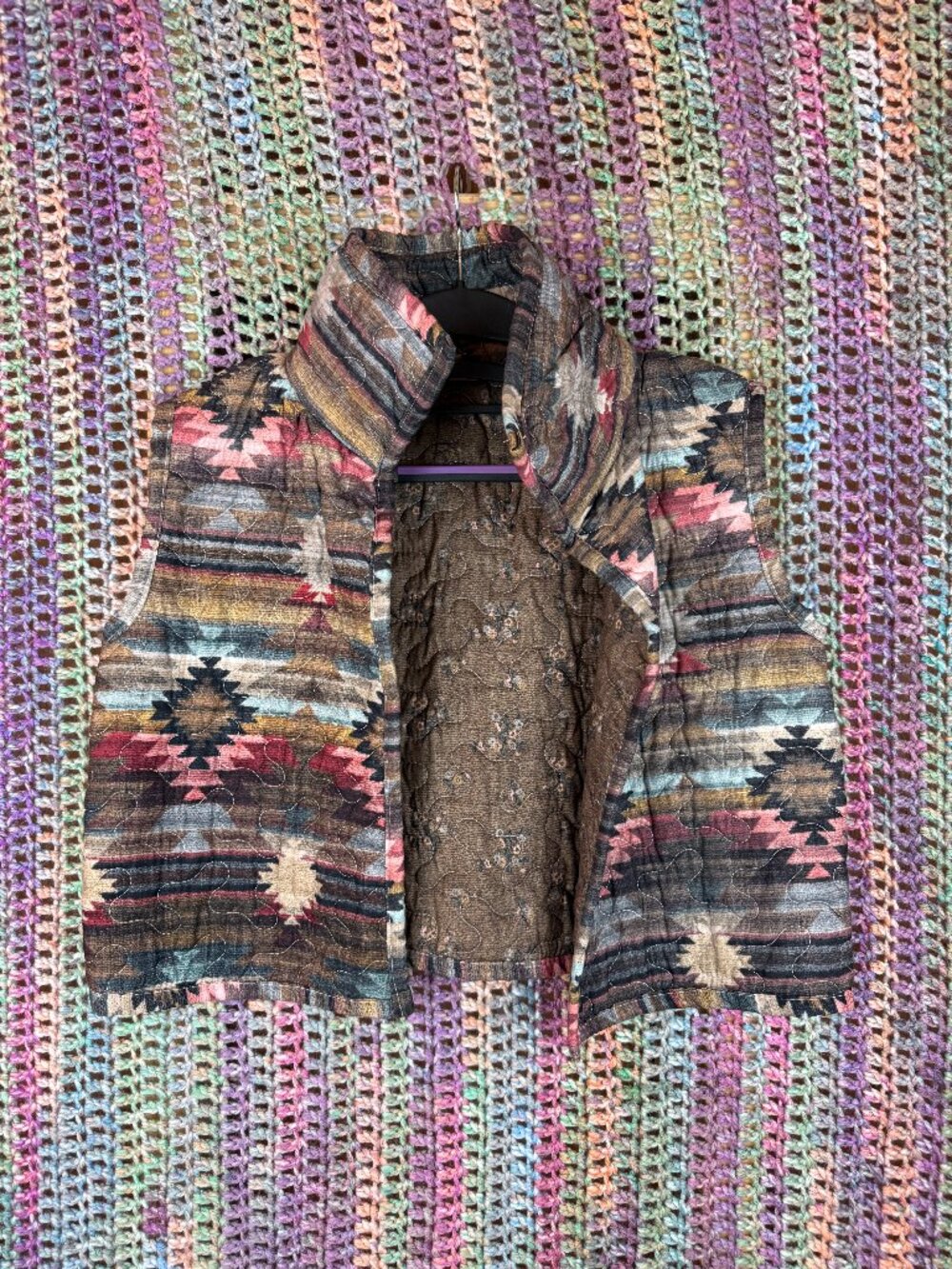 Ida Mae Home Quilted Vest (Size S)